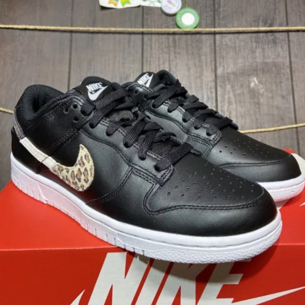 Nike Dunk Low SE Primal Black Animal Print Multi DD7099-001 NEW Women’s Size 8.5